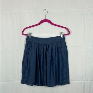 Cynthia Rowley Navy Midi Skirt